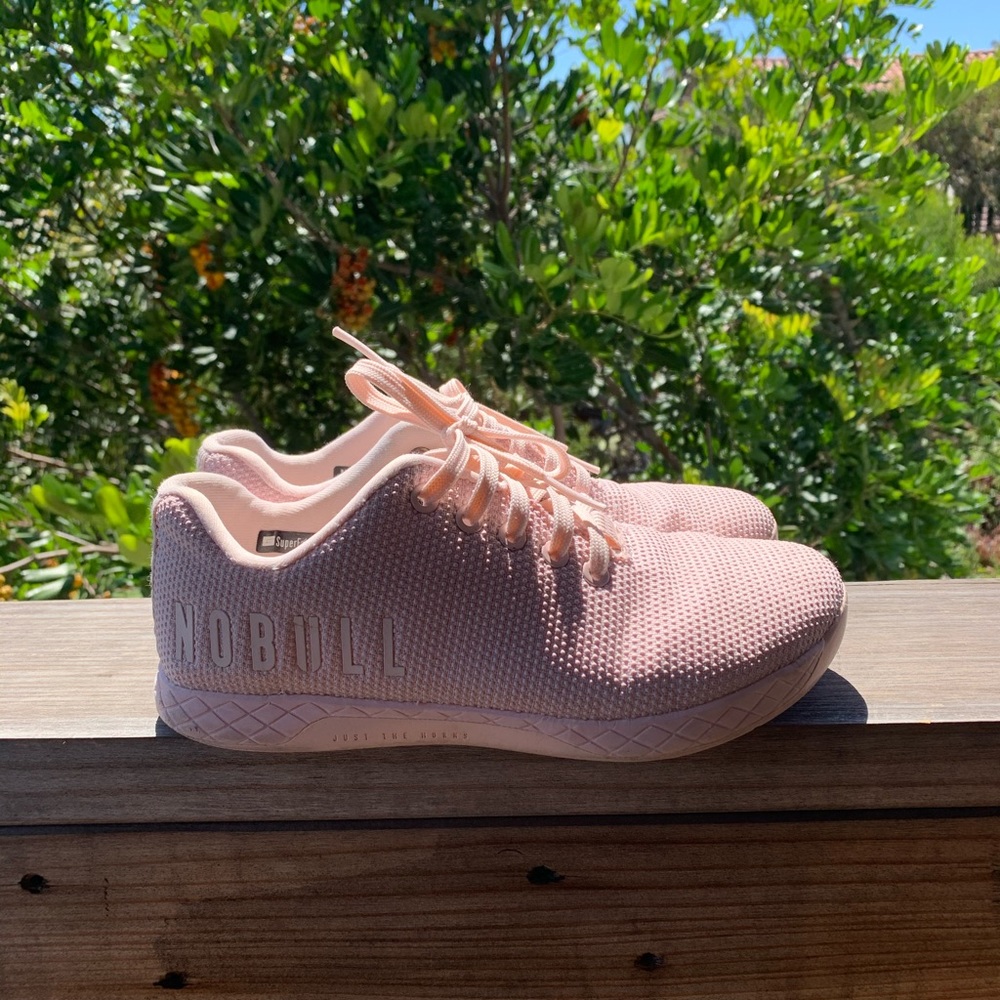 Nobull training shoes, super fabric material.